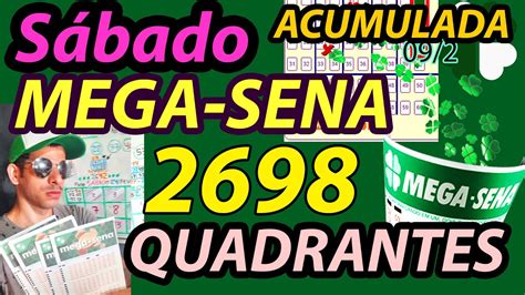 mega 2698|Resultado Mega Sena 2698 de sábado .